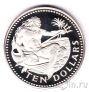 Барбадос 10 долларов 1977 Нептун