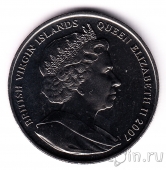 Британские Виргинские острова 1 доллар 2007 Принцесса Диана