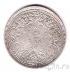 Британская Индия 1 рупия 1862