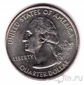 США 25 центов 2005 Minnesota (цветная)