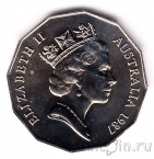 Австралия 50 центов 1987