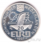 Нидерланды 20 евро 1997 Йохан ван Олденбарневелт