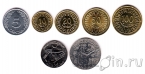 Тунис набор 7 монет 1997