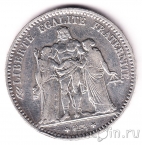 Франция 5 франков 1874