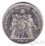 Франция 5 франков 1875