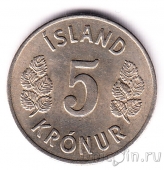 Исландия 5 крон 1970