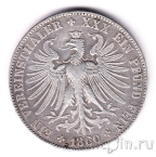 Франкфурт 1 талер 1860