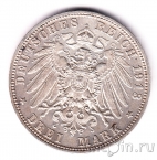 Бавария 3 марки 1913