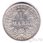 Германская Империя 1 марка 1915 (A)