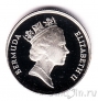 Бермуды 10 центов 1995 (серебро)