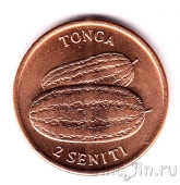 Тонга 2 сенити 1975