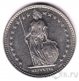Швейцария 1 франк 1992