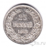 Финляндия 25 пенни 1913