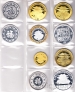 КНДР набор жетонов и монет 