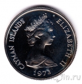 Каймановы острова 25 центов 1973