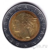 Италия 500 лир 1982