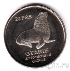 Остров Крозет 20 франков 2011 Морской котик