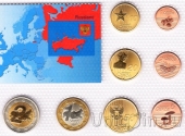 Россия набор пробных евромонет 2007