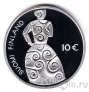 Финляндия 10 евро 2011 Хелла Вуолийоки (proof)