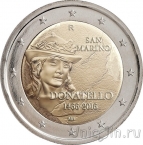 Сан-Марино 2 евро 2016 Донателло