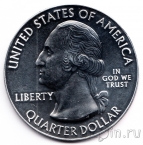 США 25 центов 2016 Shawnee (5 унций серебра)