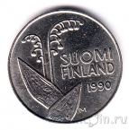 Финляндия 10 пенни 1990