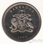 Барбадос 5 долларов 1995 50 лет ООН (в буклете)