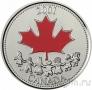 Канада 25 центов 2001 Кленовый лист