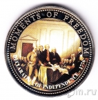 Либерия 10 долларов 2001 Декларация Независимости