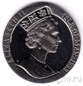 Остров Мэн 1 крона 1993 Год Петуха