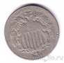 США 5 центов 1869