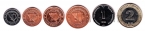 Босния и Герцеговина набор 6 монет 1998-2009