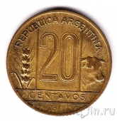 Аргентина 20 сентаво 1944