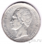 Бельгия 5 франков 1850