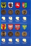 Польша набор 16 монет 2004-2005 Воеводства (в альбоме)