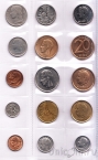 Подборка монет Бельгии (15 монет)
