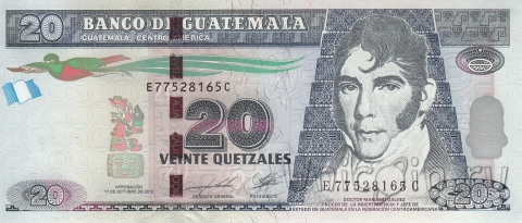 Гватемала 20 кетцаль 2012