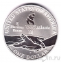 США 1 доллар 1995 Олимпиада в Атланте. Бег