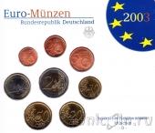 Германия набор евро 2003 в буклете (D)