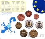 Германия набор евро 2003 в буклете (D)