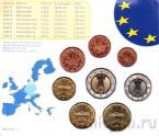 Германия набор евро 2003 в буклете (J)