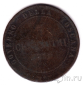 Италия (Тоскана) 5 чентезимо 1895