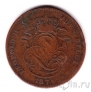 Бельгия 2 сантима 1874 (DES BELGES)