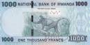 Руанда 1000 франков 2015