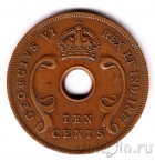 Брит. Восточная Африка 10 центов 1937