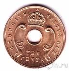 Брит. Восточная Африка 10 центов 1952