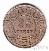 Белиз 25 центов 1975