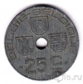 Бельгия 25 сантимов 1944 (BELGIE-BELGIQUE)