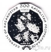 Казахстан 500 тенге 2017 Год петуха