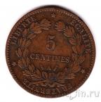 Франция 5 сантимов 1885